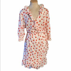 Rixo for Target Polka Dot Wrap Dress Size 2X NWT